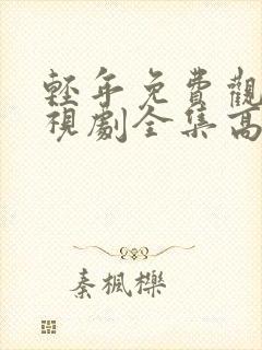 轻年免费观看电视剧全集高清版