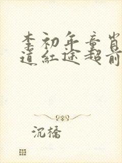 李初年童肖媛正道红途超前更新