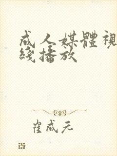 成人媒体视频在线播放