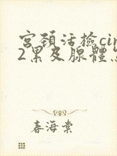 宫颈活检cin2累及腺体怎么治疗封面