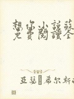 想你小说苏玛丽免费阅读全文无弹窗