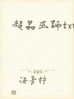超品巫师txt封面