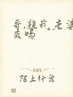 哥,亲我老婆很爽吗