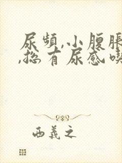 尿频,小腹胀痛,总有尿感吃什么药