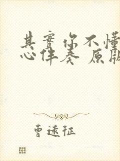 其实你不懂我的心伴奏 原版封面