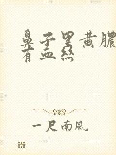 鼻子里黄脓鼻涕有血丝