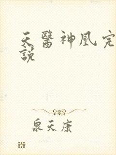 天医神凰完整小说封面