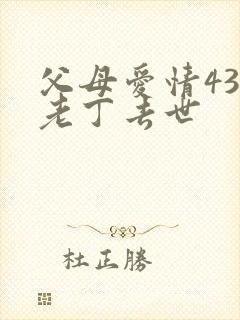父母爱情43集老丁去世