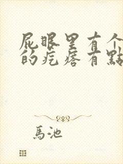 屁眼里有个硬硬的疙瘩有点疼