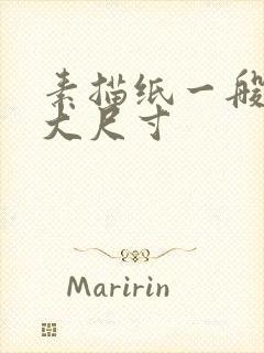 素描纸一般是多大尺寸