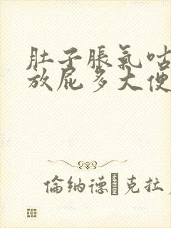 肚子胀气咕咕叫放屁多大便不成形有粘液封面