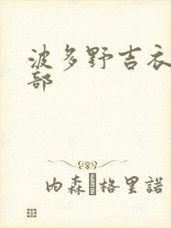 波多野吉衣18部封面