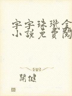 字字珠玑金银花小说免费阅读