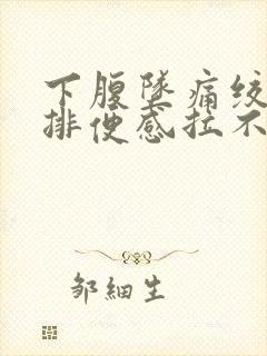 下腹坠痛绞痛有排便感拉不出