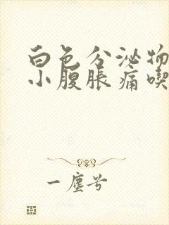 白色分泌物增多小腹胀痛吃什么药