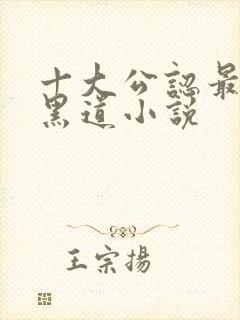 十大公认最好看黑道小说