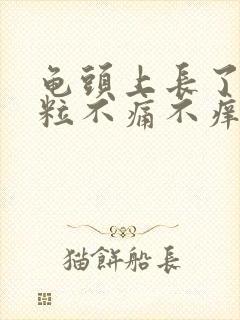 龟头上长了小肉粒不痛不痒