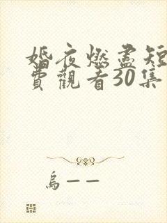 婚夜燃尽短剧免费观看30集