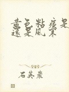 黄色粘痰是风热还是风寒