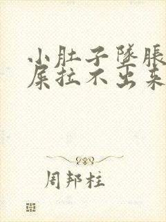 小肚子坠胀想拉屎拉不出来怎么回事