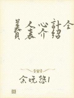 美人心计全部演员表介绍