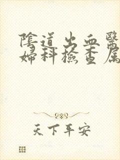 阴道出血医院做妇科检查属于哪科