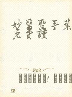 妙医圣手叶皓轩免费读