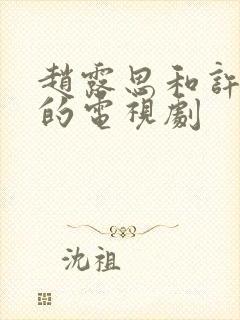 赵露思和许凯演的电视剧