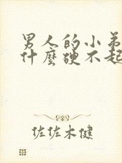 男人的小弟弟为什么硬不起来