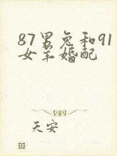 87男兔和91女羊婚配