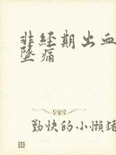 非经期出血小腹坠痛