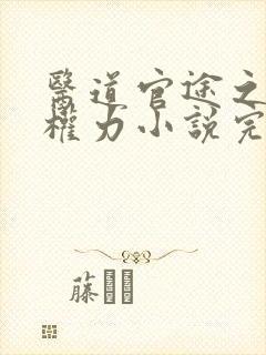 医道官途之绝对权力小说完整版免费阅读