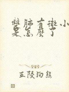 双肺有微小结节是怎么了