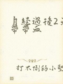 月经过后2天白带带血封面