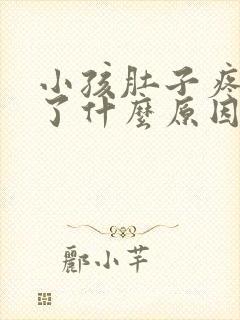 小孩肚子疼还吐了什么原因怎么缓解一下