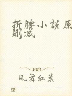 折腰小说原著未删减