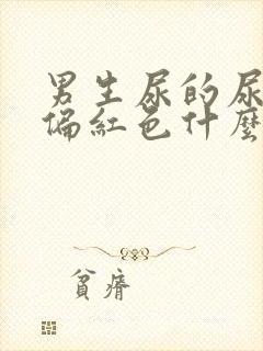 男生尿的尿有点偏红色什么原因封面