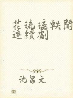 花琉璃轶闻电视连续剧封面