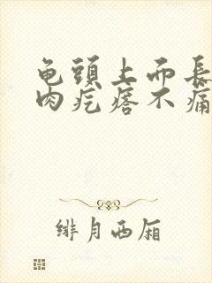 龟头上面长了个肉疙瘩不痛不痒