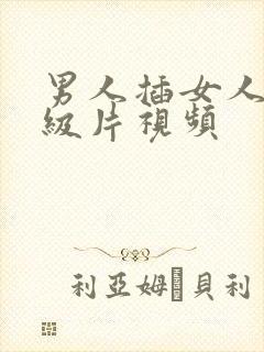 男人插女人逼一级片视频