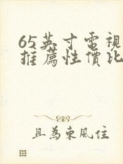 65英寸电视机推荐性价比最高的