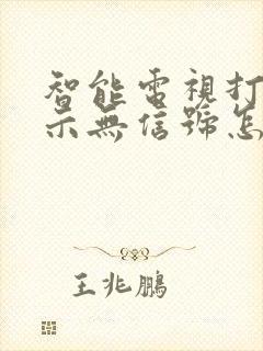 智能电视打开显示无信号怎么办