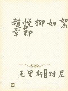 赵悦柳如絮最新章节
