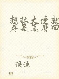 想拉大便就肚子疼是怎么回事封面