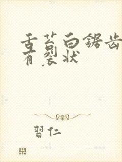 舌苔白锯齿中间有裂状