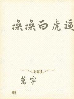 操操白虎逼封面