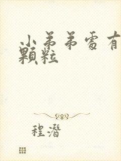 小弟弟处有白色颗粒