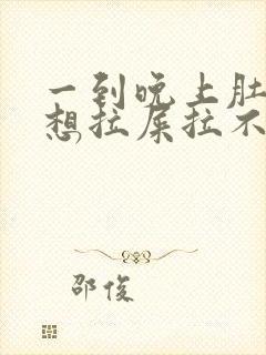 一到晚上肚子疼想拉屎拉不出来怎么回事