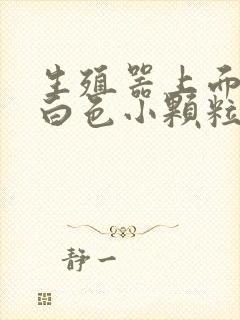 生殖器上面上有白色小颗粒封面