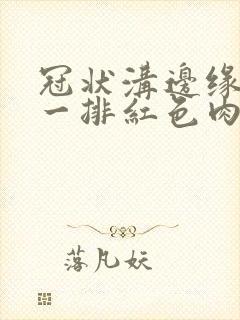 冠状沟边缘长暗一排红色肉疙瘩